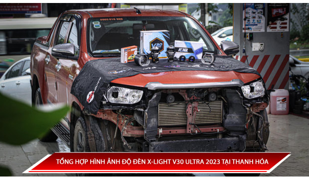 TỔNG HỢP HÌNH ẢNH ĐỘ ĐÈN BI LED X-LIGHT V30 ULTRA 2023 TẠI THANH HÓA